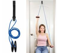 LiftAid Polea de hombro para terapia física con guía de ejercicios, mejora la fuerza del hombro y el rango de movimiento, reduce el dolor, ayuda en la recuperación muscular, equipo de terapia física