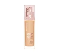 Maybelline New York Base de Maquillaje Lifter Foundation, Revitaliza e Ilumina al Instante, Acabado Uniforme, Enriquecida con Niacinamida y Ácido Hialurónico, Tono: 118 - 30 ml