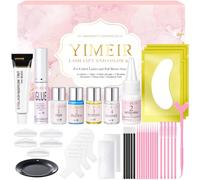 Lifting Pestañas Kit, 2026 Kit de Levantamiento de Pestañas Mejorado,Kit de Permanente de Pestañas Rizador Semipermanente Profesional, Adecuado Para Salón y Uso Doméstico (rosa)
