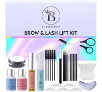 Lifting Pestañas Kit Profesional, DIY Lifting Pestañas y Cejas, Dura 6-8 Semanas, 15 Usos, Kit de Laminación de Cejas 2 en 1, Lash Lift y Brow Lamination - BLK2