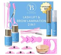 Lifting Pestañas Kit Profesional, Kit de Laminación para Cejas 2 en 1, Set Laminado de Cejas en Casa, Lash Lift Set Brow Lamination Pack, Dura 6-8 Semanas, 15 Usos, DIY Perm para Pestañas