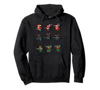 Lifting Pug Xmas Sudadera con Capucha