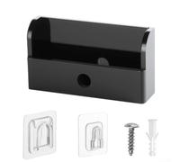 LiftMaster - Soporte de pared para abridor de puerta de cochera, soporte de control remoto, soporte acrílico de almacenamiento de 9,1 cm (negro)