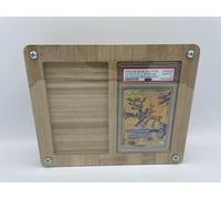 LiftWood TCG Trading Card Games - Soporte de madera de bambú para 2 tarjetas coleccionables de grado PSA