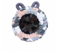 Lifup Nido de Pájaro Cálido para Invierno, Invierno Hamaca Colgante Cueva Jaula de Felpa Happy Hut Tienda de Cama para Loro, Periquito, Cacatúa, Cono, Lovebird Finch Cockatoo Africano Gris L