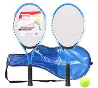 Lifup Raqueta de Tenis para 2 Jugadores, con Bolsa, para Niños de 5 a 10 Años, para Deportes, Entrenamiento Azul 20 Pulgadas