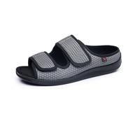 Lifup Sandalias Ajustables Respirable Zapatillas para Caminar Diabéticos para Mujer Gris 40.5