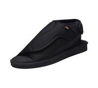Lifup Sandalias de Rehabilitación Ajustables Antideslizantes Respirable Zapatos para Diabéticos Negro 40.5