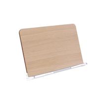 Lifup Soporte de Lectura Ajustable Atril Multifunción para Libros de Cocina Documentos Tableta Roble 47W x 27H x 16.5D cm