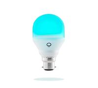 LIFX Mini (B22) Bombilla de luz LED inteligente Wi-F, ajustable, multicolor, regulable, no requiere concentrador, funciona con Alexa, Apple HomeKit y Google Assistant