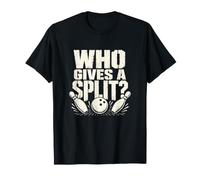 Liga de Bolos Que da un Jugador de Bolos Dividido Camiseta