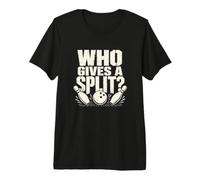 Liga de Bolos Que da un Jugador de Bolos Dividido Camiseta Premium