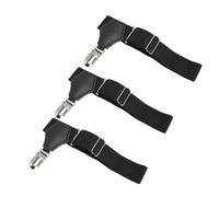 Liga de Calcetín Elástica de un Solo Agarre, Liga de Calcetín Antideslizante, Soportes para Pantalones y Ropa, 3 uds.
