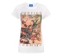 Liga de la Justicia Camiseta con ilustración de los personajes en (NS4759)
