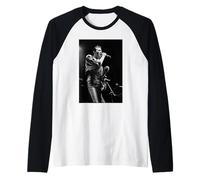 Liga Humana Philip Oakey Crash Tour Synth Pop 1987 Camiseta Manga Raglan