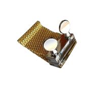 Ligadura De Boquilla De Saxofón Chapada En Oro, Clip De Boquilla De Metal Para Saxofón Alto/tenor/alto Práctico Accesorio de Saxofón (Color : High)