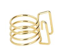 Ligadura de Saxofn, Boquilla de Saxofn Alto Ligadura Material de Aleacin Sax Boquilla Sujetador Espiral Oro para Prcticas de Rendimiento Msica de