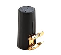 Ligadura óptima negra y para saxofón alto, sujetador portátil de ligadura e instrumentos musicales, accesorios para boquilla de saxofón alto y práctica ligadura óptima y