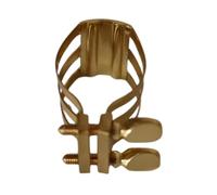 Ligadura para saxofón alto, dorada, doble tornillo, boquilla para saxofón alto, accesorios multifuncionales para saxofonistas