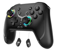 Ligame Controlador de interruptor, controlador inalámbrico Pro para Switch/Lite/OLED/iPhone/Mac/iPad/iOS/Android/teléfono/PC/Steam/TV, controladores Bluetooth con programación/4 vibraciones