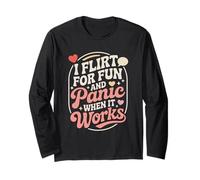 Ligar I Flirt For Fun and Panic When It Works Solteros Citas Manga Larga