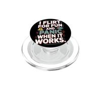 Ligar I Flirt For Fun and Panic When It Works Solteros Citas PopSockets PopGrip para MagSafe