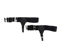 Ligas de calcetín para hombre - Tirantes elásticos ajustables para calcetines de vestir formales, negro, como se muestra, talla única, Como se muestra, talla única