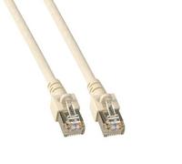 Ligawo Patch Cable Cat.5E FTP 5 m RJ45, 300 MHz Gris apantallado - Cable de Red con protección contra torceduras y Clip Protección para Larga duración - testado GHMT - Cable de Red F/UTP