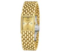 LIGE Reloj Hombre Oro, Relogio Homem Cuarzo Analógico, Esfera y Manecillas Doradas, Acero Inoxidable Impermeable 3ATM, Piezas de Moda Sofisticadas, Negocios Lujo Casual Exterior