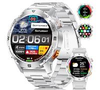 LIGE Reloj Inteligente Hombre, 1,43" AMOLED Smartwatch con 24/7 Frecuencia Cardíaca para Android iOS, 170+ Deportes Smart Watch, IP68 Impermeable, Llamadas Bluetooth, Reconocimiento Deportivo