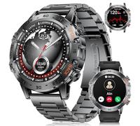 LIGE Reloj Inteligente Hombre, 1.45″ Amoled Smartwatch con Llamadas,IP68 Impermeable Reloj de Fitness con 24/7 Pulsómetro SpO2, Monitor Sueño, Podómetro,100+ Modos de Deportes,para iOS/Android