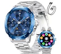 LIGE Reloj Inteligente Hombre con 800 mAh/Luz LED para Android iOS, Pantalla 1,43'' AMOLED HD Smartwatch Hombre con Llamadas, 200+ Modos Deportivos, Monitor de Frecuencia Cardíaca/Sueño, Agua IP68