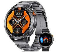 LIGE Reloj Inteligente Hombre, contestar/Hacer Llamadas, 5 ATM, Resistente al Agua, 730 mAh, Pantalla táctil de 1.75 Pulgadas, Reloj de Fitness con Monitor de frecuencia cardíaca/SpO2