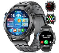 LIGE Reloj inteligente militar para hombre, DM2-I