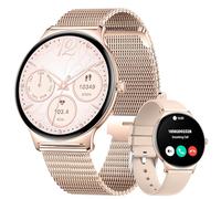 LIGE Reloj Inteligente Mujer con 1.43" AMOLED, IP68 Resistente al Agua/Llamadas Bluetooth/Monitoreo de Salud (Ciclo Menstrual, Sueño, Frecuencia Cardíaca), Estilo de Vida Saludable.