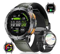 LIGE - Reloj inteligente para hombre con GPS integrado, reloj inteligente de 1,43" HD AMOLED con linterna LED, barómetro/altímetro/brújula/llamada Bluetooth//110+ modos de fitness Activity Tracker
