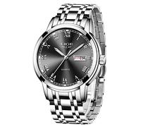 LIGE Relojes Hombres Cuarzo analógico de Acero Inoxidable a Prueba de Agua Hombre Fecha Vestido Casual de Negocios Reloj Hombre de Pulsera Reloj