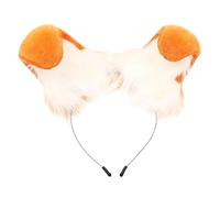 Ligera, fácil de llevar, diadema de cosplay peluda, cómoda de llevar para convenciones de viaje y eventos sociales, accesorios de congresos de anime