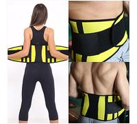 Ligero Ajustable Neopreno Doble Tirador Lumbar Apoyo Inferior Espalda Cinturón Lumbar alivio del dolor