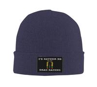 Ligero Beanie Gorro de Punto Preferiría ser un Negro en Las Carreras de Drag Gorro Ciclismo Cálidos Sombreros de Invierno para Deporte Ciclismo Adulto