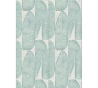 Ligero Estructurada Pintado Con Geometrischem Hoja de Muestra - Gris, Azul,