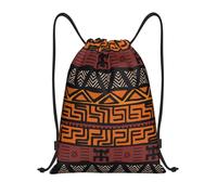 Ligero Mochilas Cordón Tribus africanas africanas Cómodos Bolsa de Cordón para Mujer Hombre Viaje 36X42cm