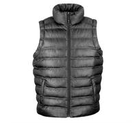 Ligero para Hombre Acolchado Negro Gris Naranja o Azul Chaleco Calentador