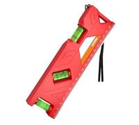 Ligero para nivel de burbuja con adherencia magnética y marcas de graduación claras para una configuración rápida y lecturas fiables en aplicaciones diarias (200 mm)