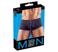 Ligero Transparente, Elástico Pantalones Con Silberfarbener Botones a Presión