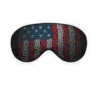 Ligero y cómodo Cool American Flag Art Sleep Eye Mask para niñas, mujeres, niños, visera con correa ajustable Lunch Break Traveling Sleeping Eye Mask Cover