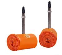 Ligero y fuerte para tubo interior de TPU compatible con neumáticos de bicicleta de montaña de 26 pulgadas de 2 3/2 4/2 5, incluye válvula de aleación de aluminio para retención de gas y control