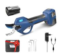 [Ligero Y Seguro,Modelo De Entrada Profesional] SWANSOFT PRU28 Tijeras de Podar Electricas,28mm Tijeras de Podar Bateria con 2 Baterías,850W Motor,Adecuado Para Huertos,Jardines y Granjas