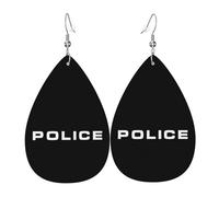 Ligeros Mujer Pendientes Agente del orden público Pendiente de Lágrima Moda Pendientes De Mujer De Cuero para Decoración Fiesta Niñas