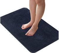 LiGG LiGG Alfombrillas de Baño Antideslizante Alfombrillas para Bañera Microfibra Alfombra de Baño Absorbente Alfombra para Bañera Lavable a Máquina(Azul Marino,40 x 60 cm)